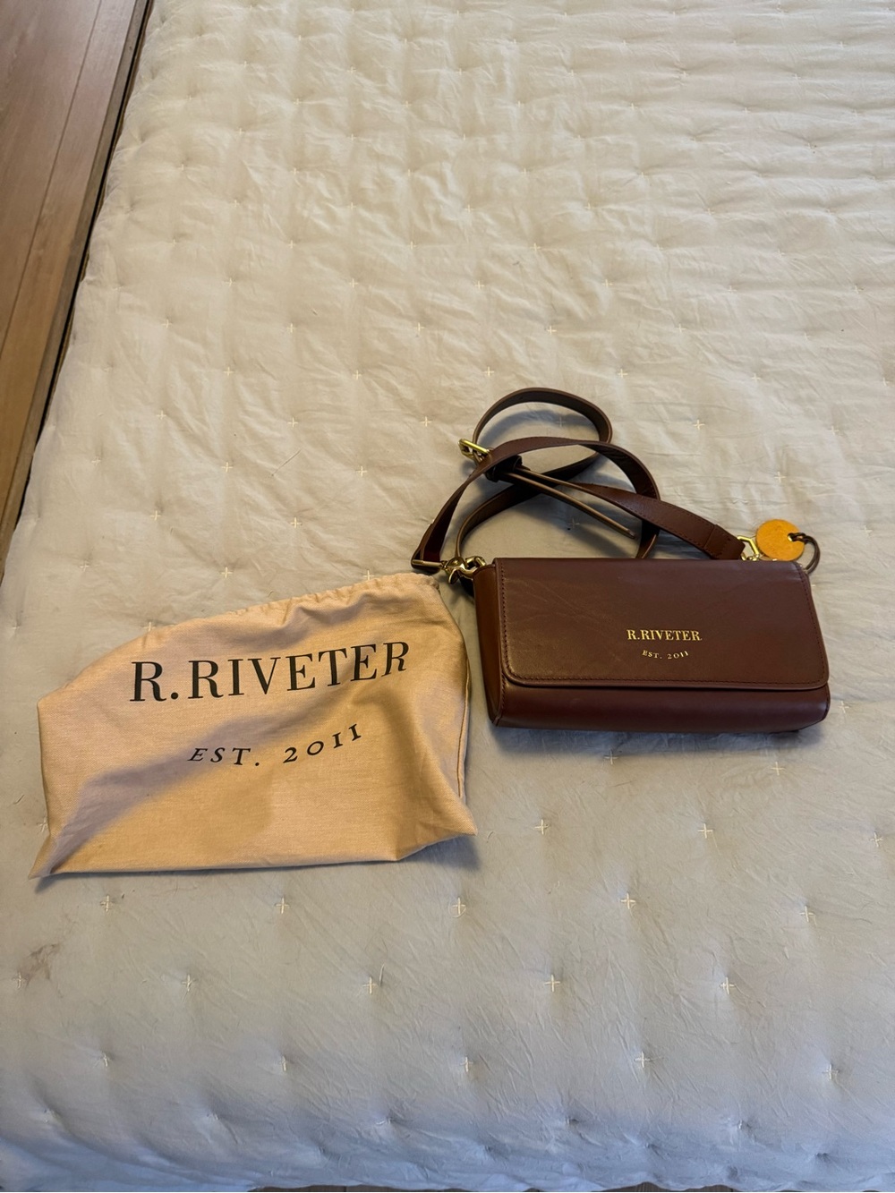 R. Riveter Hedy bag in brown - Picture 5 of 5